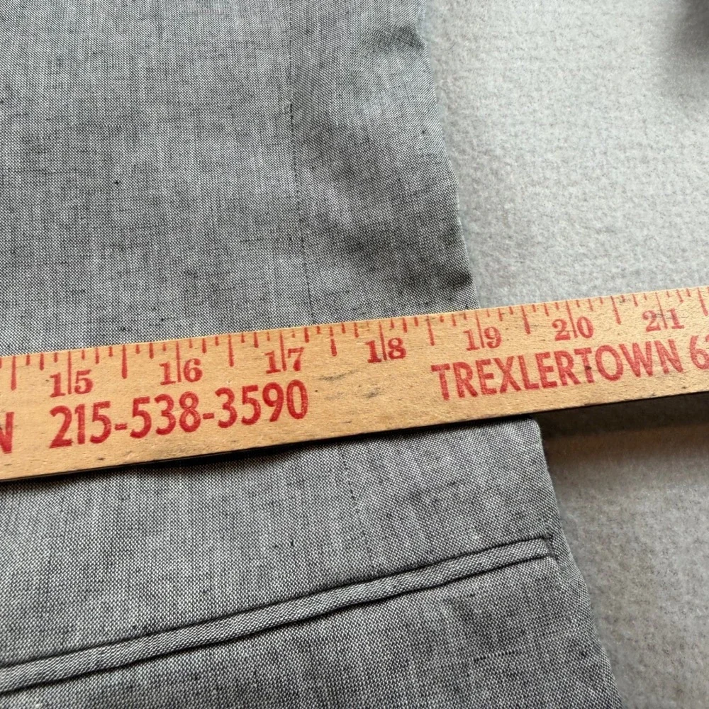J.Crew Ludlow Suit Mens 40R 32x32 Gray Cotton Linen Somelos 2 Piece NWT